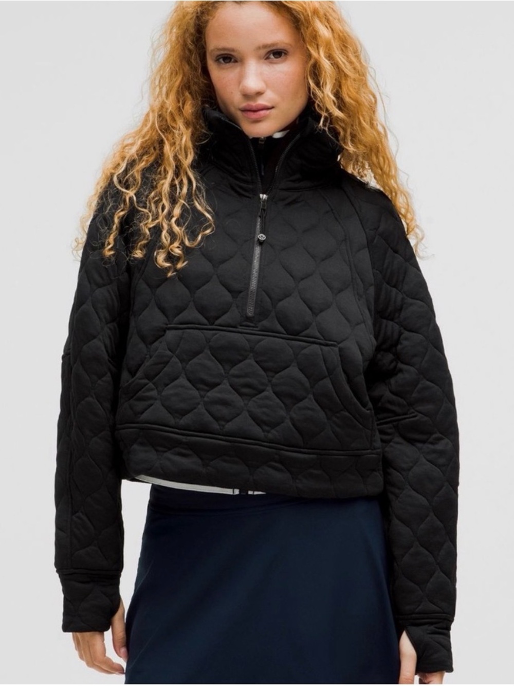 lululemon scuba oversized quilted quarter zip